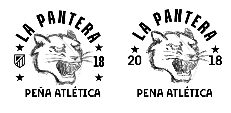 Prototipos logo de La Pantera